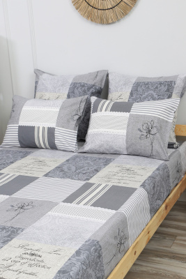 Наволочка бязь 142г/м2 Соренто серый